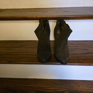 Brown High Heel Ankle Boots